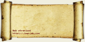 Kristina Vunić vizit kartica